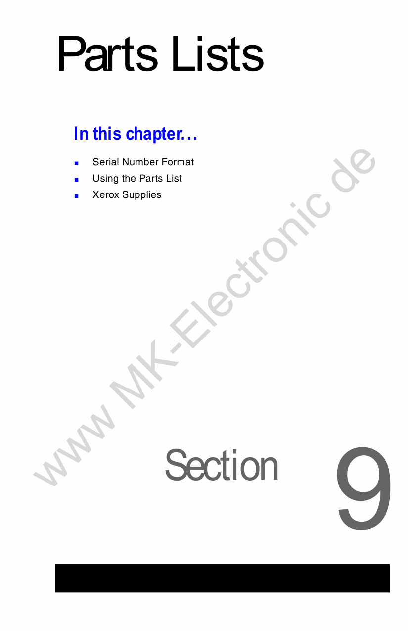 Xerox WorkCentre C2424 Parts List Manual-1